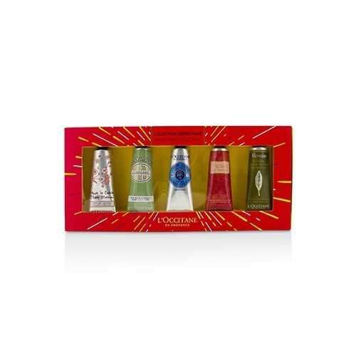 Hand Cream Collection Set: Cherry Blossom + Almond + Shea Butter + Rose + Verveine (Verbena) 5x30ml/1oz