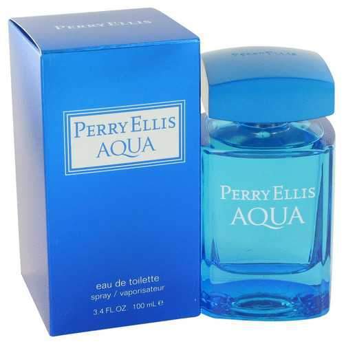 Perry Ellis Aqua by Perry Ellis Gift Set -- 3.4 oz Eau DE Toilette Spray + 0.5 oz Mini EDT Spray + 6.8 oz Deodorant Spray (Men)