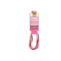 Pink elastic hair bands pack of 18 ( Case of 24 )