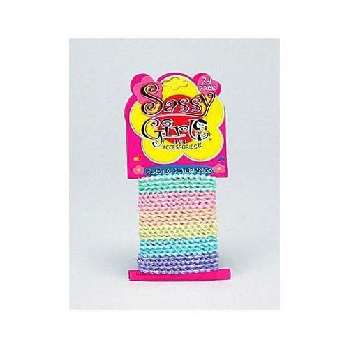 Multi-Color Hair Bands ( Case of 24 )