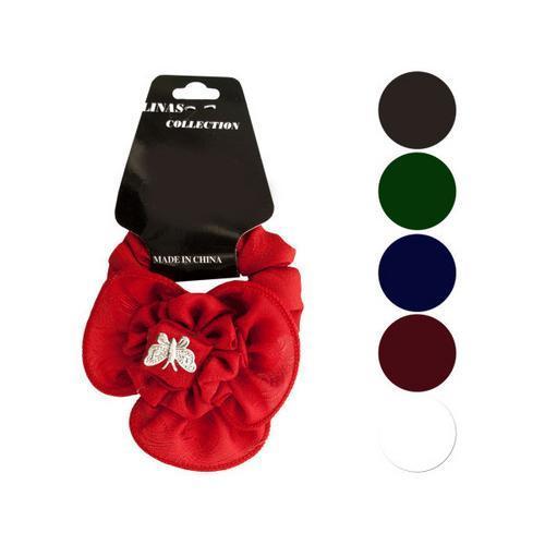Mini Butterfly/Ruffle Accent Hair Twister ( Case of 24 )
