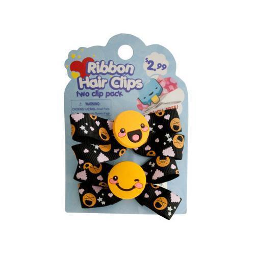 Ribbon Hair Clips ( Case of 96 )