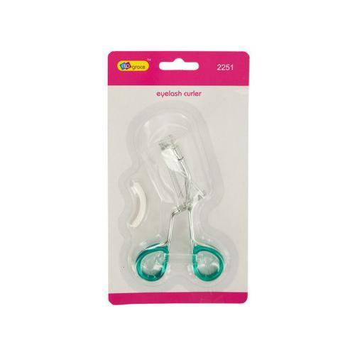 Spring-Loaded Eyelash Curler with Comfort Handles ( Case of 24 )
