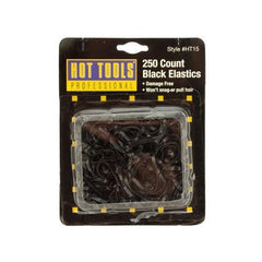 Black Snag-Free Hair Elastics ( Case of 60 )