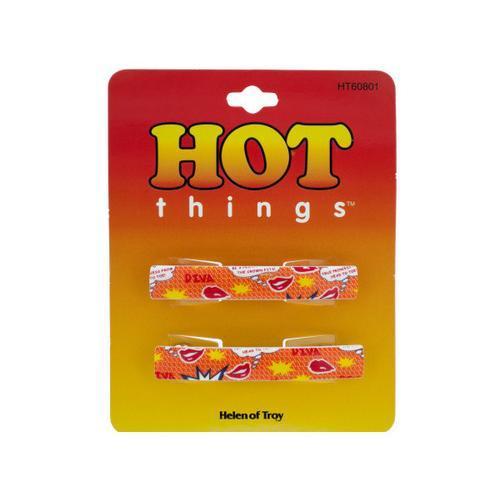 Peach Princess Comic Book Art Hair Clips ( Case of 96 )