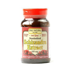 Only Natural Schizandra Extract 500 mg (1x60 Veg Capsules)