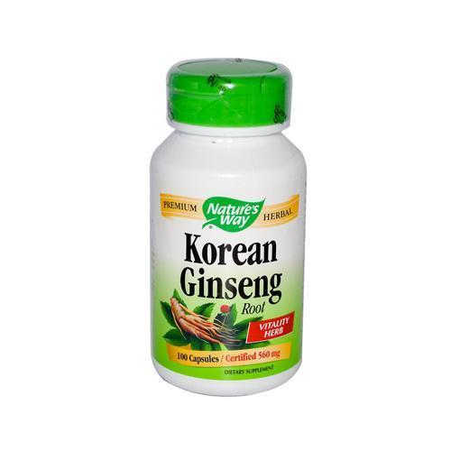 Nature's Way Korean Ginseng Root (100 Capsules)