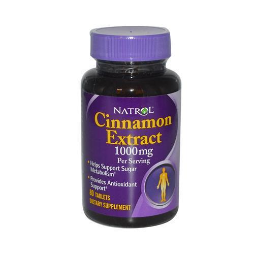 Natrol Cinnamon Extract 1000 mg (80 Tablets)
