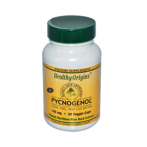 Healthy Origins Pycnogenol 100 mg (30 Veg Capsules)