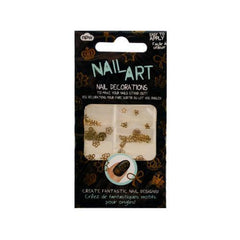 Gold Nail Art Nail Decorations ( Case of 48 )