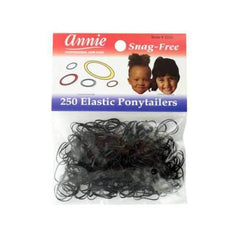 Snag-Free Black Elastic Hair Bands Set ( Case of 72 )