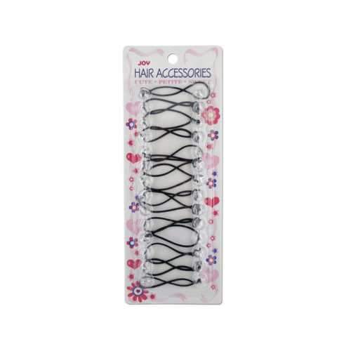 Small Clear Ball Ponytail Holders ( Case of 72 )