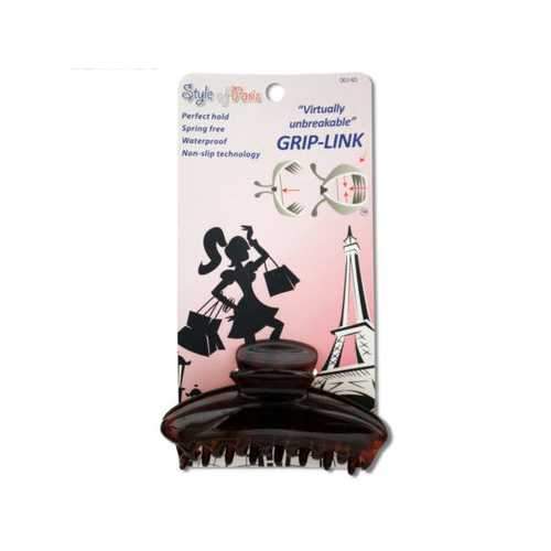 Large Grip-Link Claw Hair Clip ( Case of 24 )