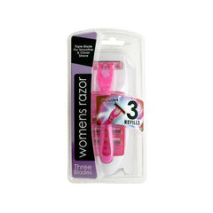 Triple Blade Womens Razor with Refills ( Case of 48 )