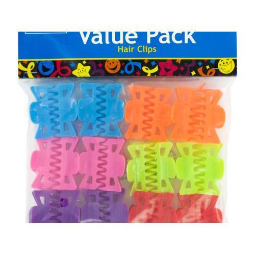 Colorful Hair Clips Party Favors ( Case of 96 )