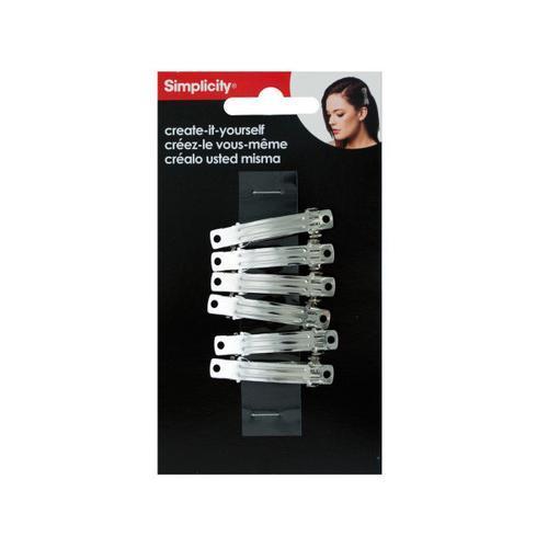 simplicity 6 pack mini create it yourself barrettes ( Case of 96 )