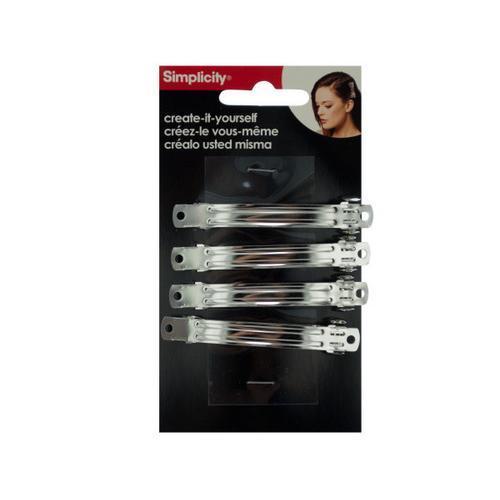 simplicity 4 pack create it yourself medium barrettes ( Case of 96 )