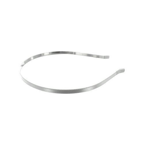 1/4" white satin headband ( Case of 120 )